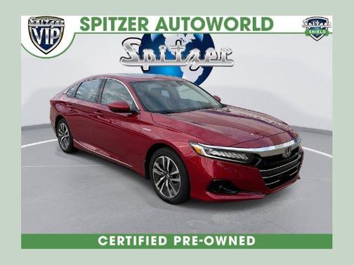 Radiant Red Metallic 2022 Honda Accord Hybrid EX-L