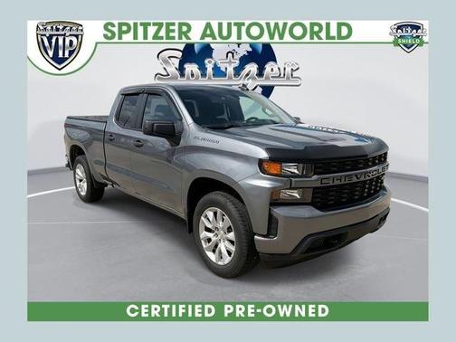 Satin Steel Metallic 2021 Chevrolet Silverado 1500 Custom