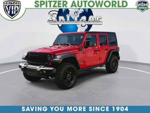 Firecracker Red Clearcoat 2024 Jeep Wrangler 4xe Sport