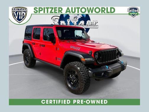 Firecracker Red Clearcoat 2024 Jeep Wrangler 4xe Sport