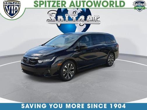 Crystal Black Pearl 2025 Honda Odyssey Elite