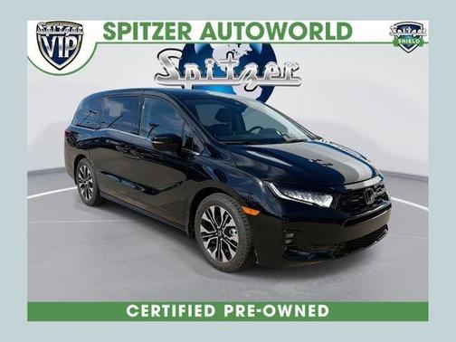 Crystal Black Pearl 2025 Honda Odyssey Elite