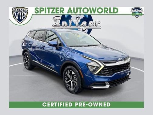 Sapphire Blue 2023 Kia Sportage EX