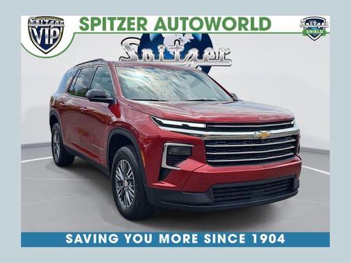 Radiant Red 2024 Chevrolet Traverse LT
