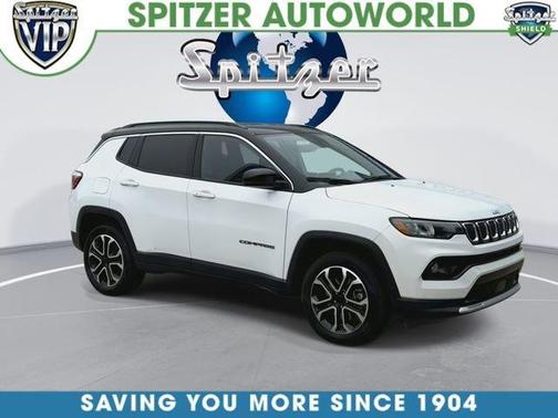 Bright White Clearcoat 2023 Jeep Compass Limited