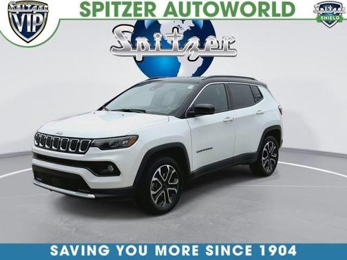 Bright White Clearcoat 2023 Jeep Compass Limited