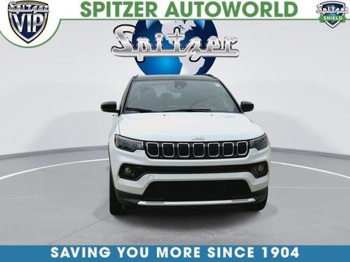 Bright White Clearcoat 2023 Jeep Compass Limited