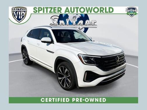 Opal White Pearl Effect 2024 Volkswagen Atlas Cross Sport 2.0T SEL Premium R-Line