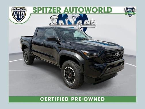 Black 2025 Toyota Tacoma Hybrid TRD