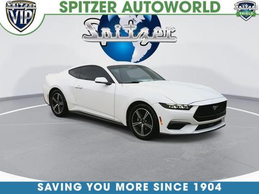 Oxford White 2025 Ford Mustang EcoBoost Premium