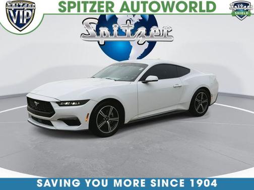Oxford White 2025 Ford Mustang EcoBoost Premium