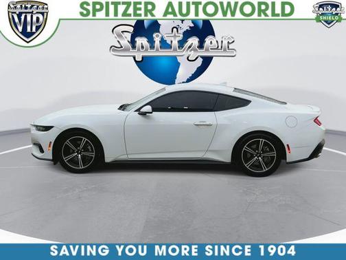 Oxford White 2025 Ford Mustang EcoBoost Premium