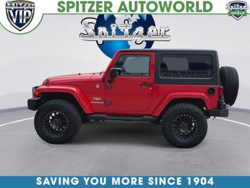 Flame Red Clearcoat 2012 Jeep Wrangler Sahara