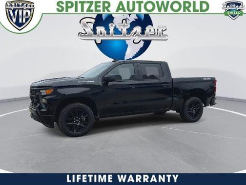 Black 2026 Chevrolet Silverado 1500 Custom