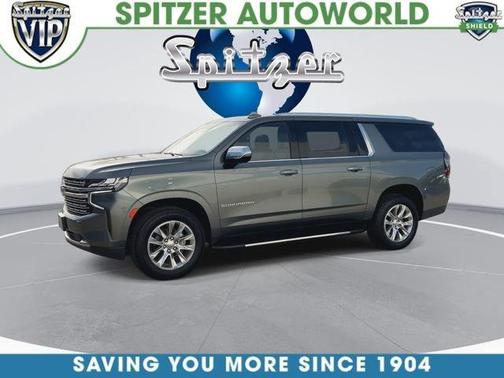 Silver Sage Metallic 2023 Chevrolet Suburban Premier