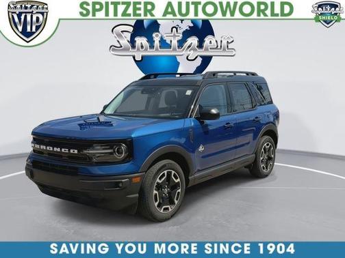 Atlas Blue Metallic 2024 Ford Bronco Sport Outer Banks