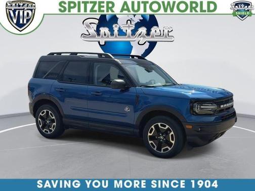 Atlas Blue Metallic 2024 Ford Bronco Sport Outer Banks