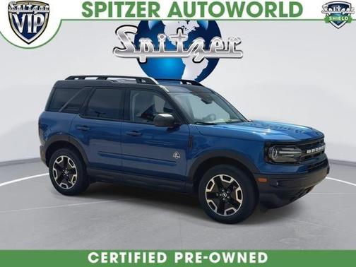 Atlas Blue Metallic 2024 Ford Bronco Sport Outer Banks
