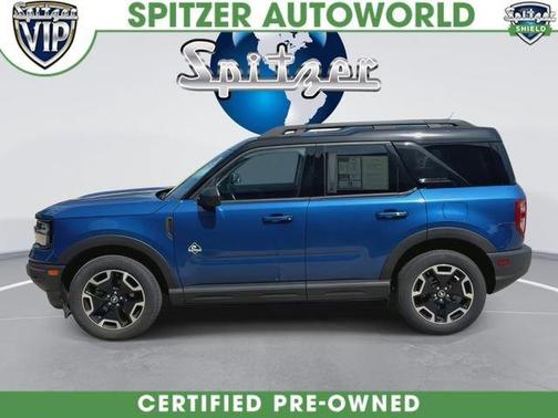 Atlas Blue Metallic 2024 Ford Bronco Sport Outer Banks
