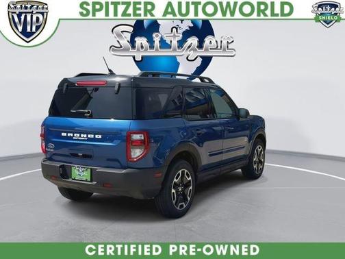 Atlas Blue Metallic 2024 Ford Bronco Sport Outer Banks