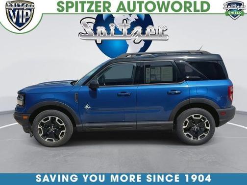 Atlas Blue Metallic 2024 Ford Bronco Sport Outer Banks