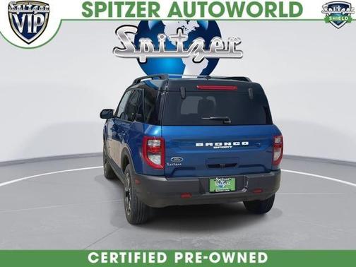 Atlas Blue Metallic 2024 Ford Bronco Sport Outer Banks