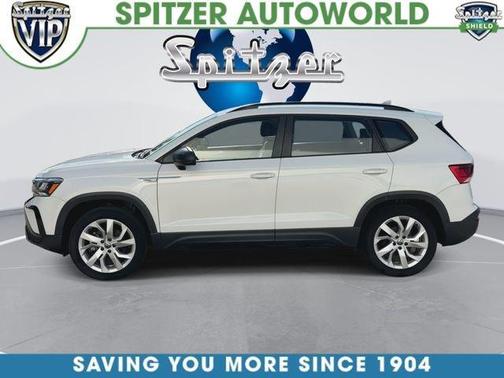 Pure White 2023 Volkswagen Taos 1.5T S