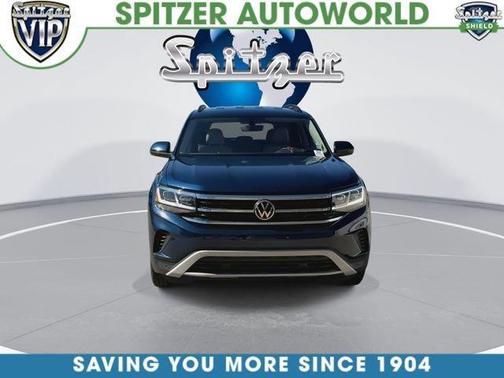 Tourmaline Blue Metallic 2023 Volkswagen Atlas 3.6L SE w/Technology