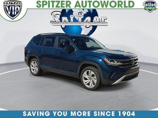 Tourmaline Blue Metallic 2023 Volkswagen Atlas 3.6L SE w/Technology