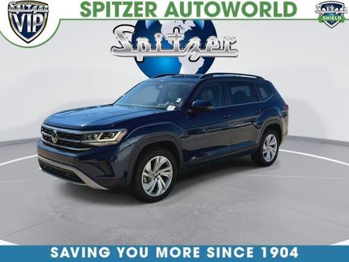 Tourmaline Blue Metallic 2023 Volkswagen Atlas 3.6L SE w/Technology