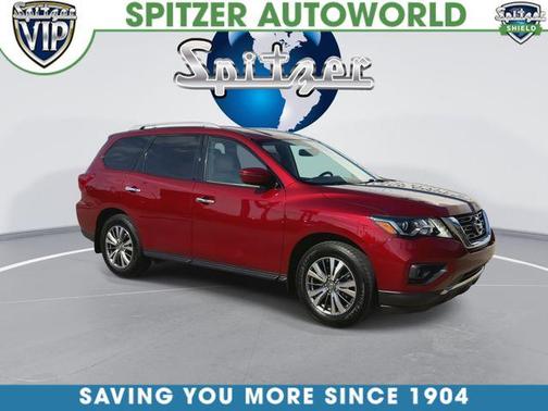 Scarlet Ember 2018 Nissan Pathfinder SV