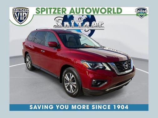 Scarlet Ember 2018 Nissan Pathfinder SV