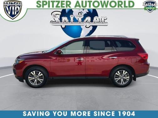 Scarlet Ember 2018 Nissan Pathfinder SV