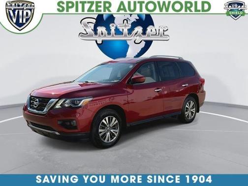 Scarlet Ember 2018 Nissan Pathfinder SV