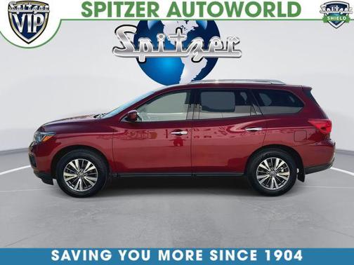 Scarlet Ember 2018 Nissan Pathfinder SV