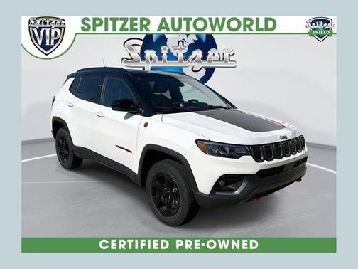 Bright White Clearcoat 2023 Jeep Compass Trailhawk