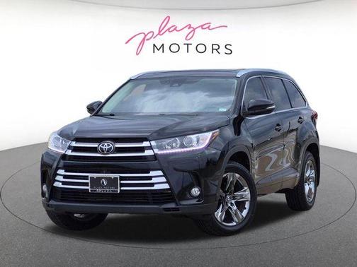 Midnight Black Metallic 2018 Toyota Highlander Limited Platinum