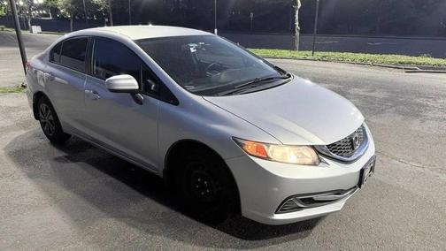 Alabaster Silver Metallic 2014 Honda Civic LX