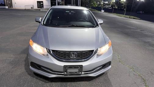 Alabaster Silver Metallic 2014 Honda Civic LX