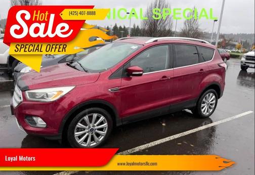 Ruby Red Metallic Tinted Clearcoat 2018 Ford Escape Titanium