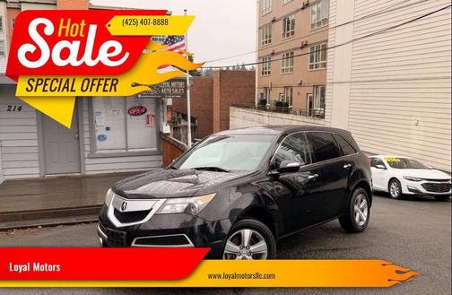 Crystal Black Pearl 2013 Acura MDX 3.7L