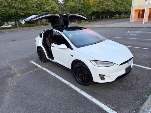 Pearl White Multi-Coat 2017 Tesla Model X 100D