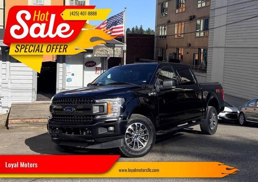 Shadow Black 2018 Ford F-150 XLT