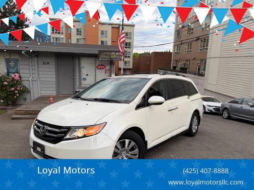 White Diamond Pearl 2014 Honda Odyssey EX-L