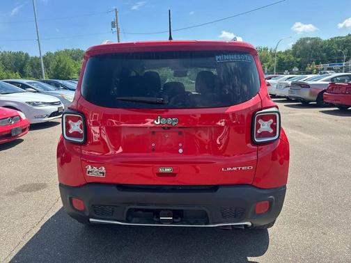 Red 2018 Jeep Renegade Limited