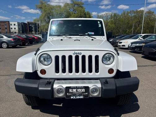 White 2012 Jeep Wrangler Unlimited Sahara