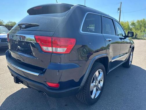 Blue 2012 Jeep Grand Cherokee Overland