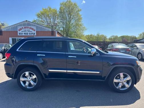 Blue 2012 Jeep Grand Cherokee Overland