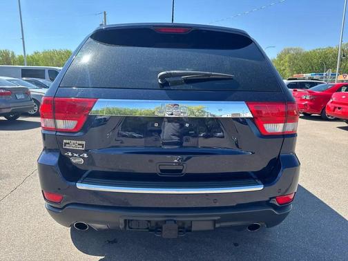 Blue 2012 Jeep Grand Cherokee Overland