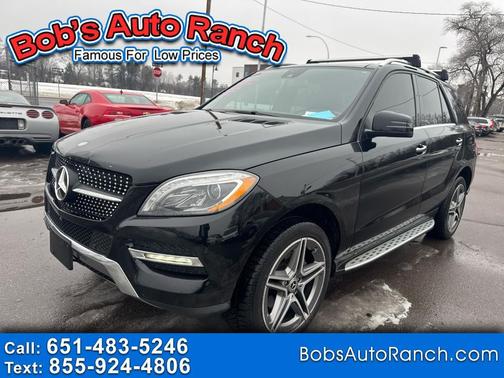 Black 2015 Mercedes-Benz M-Class 4MATIC 4dr ML 350 SUV